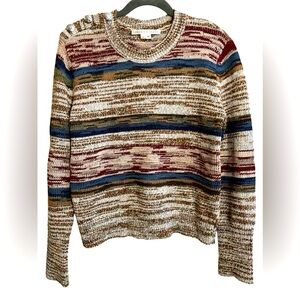 Veronica Beard size M Striped Crew Neck Sweater